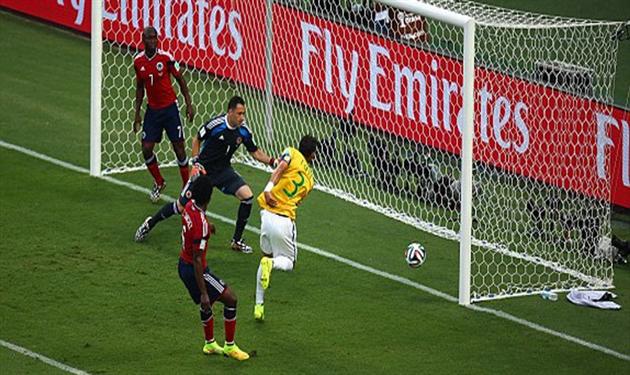 البرازيل وكولومبيا تياجو سيلفا